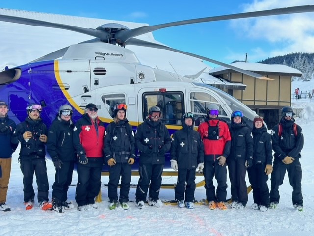 Airlift 3 out of Olympia, WA training this week with our good partners at White Pass Ski Area. Ski/ride responsibly and we are there if you need us. #Whitepassskiarea, #AirliftNW, #Savinglivestogether. Photo Credit: Flight Nurse Mindy Churchwell.