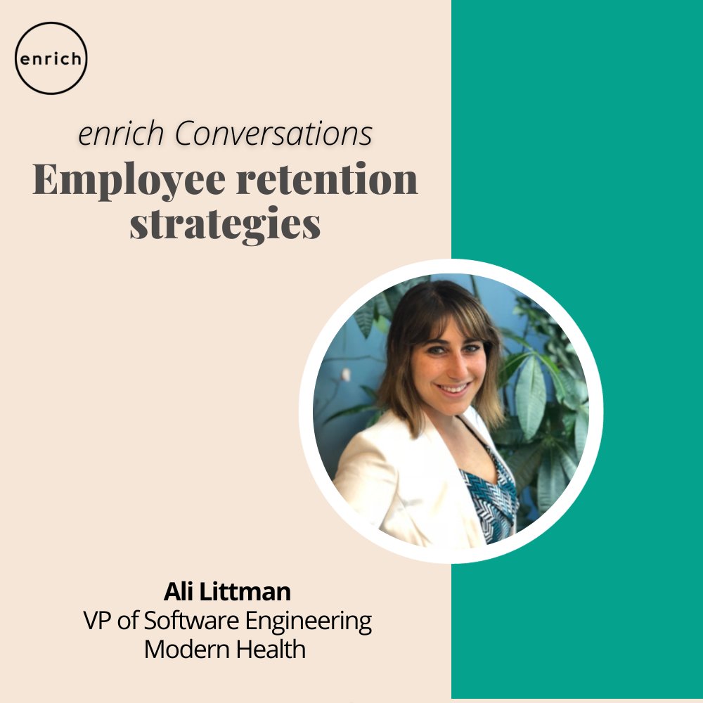 Employee retention strategies Join Ali Littman, VP of Software Engineering at @modernhealthco to explore this question with other senior leaders on Jan. 17th at 10am PT RSVP at lu.ma/kcnf11ed #peerlearning #retentionstrategies #leaders #employeeretention