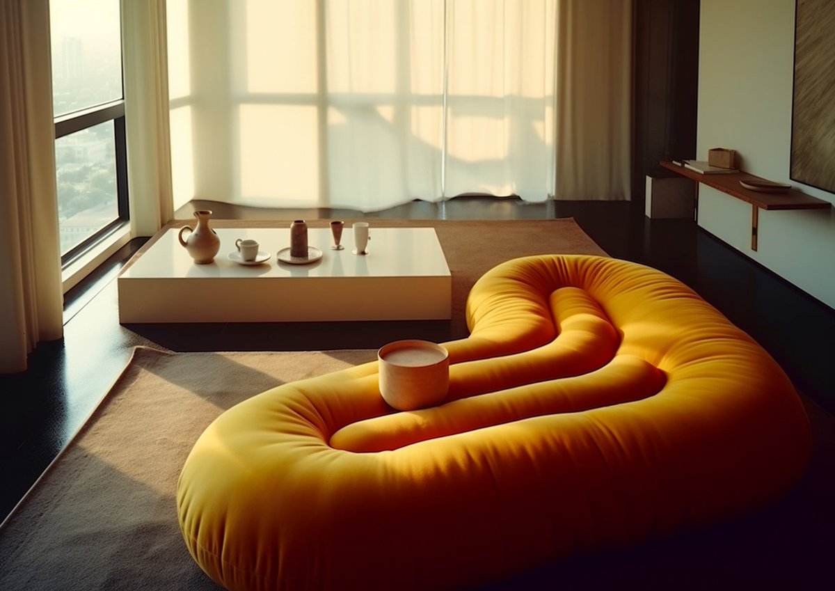 refractedfact's tweet photo. ideal furniture situation 

#AIArt #AIArtworks #AIArtCommunity #AIArtistCommunity #AIArtGallery #HumansMakeAIArt #Midjourney https://t.co/YzfeUl17qO