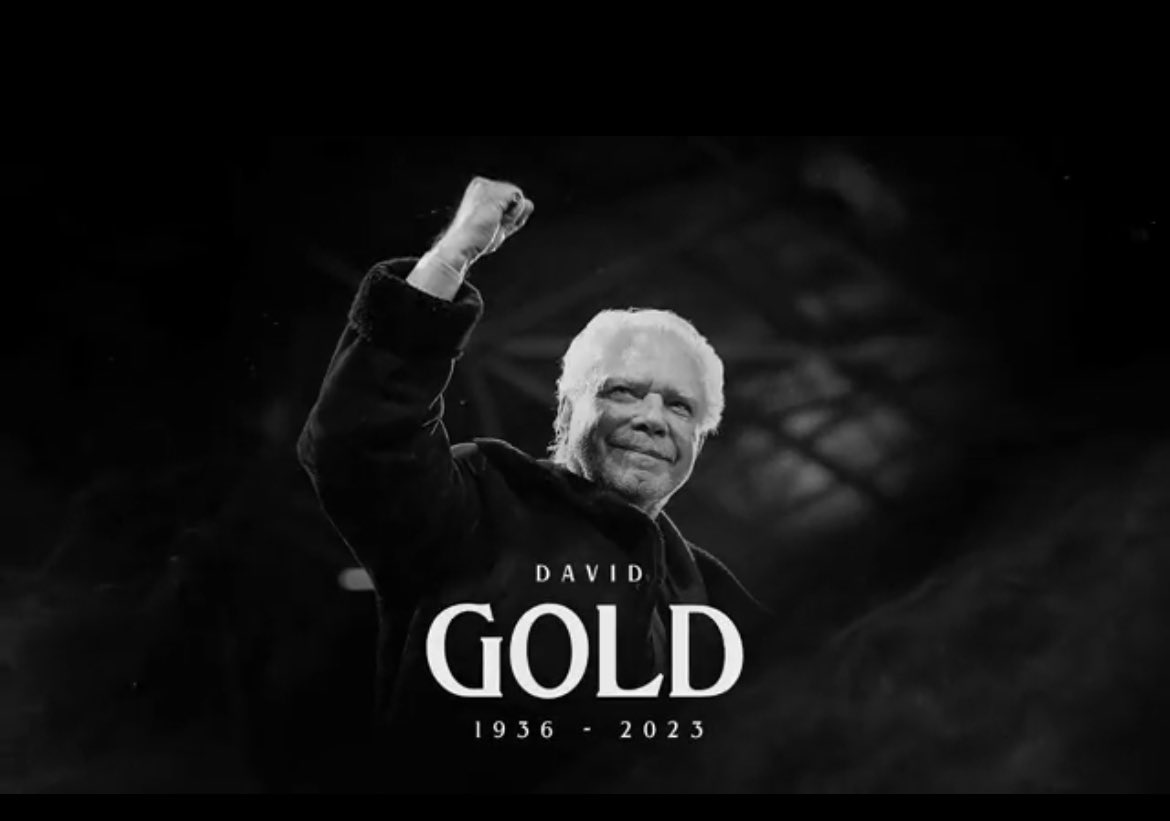 The first anniversary milestone. I take comfort from the fact he lived an amazing life. He was a Chairman, friend and DG to many but to me he was just dad. I love and miss you every day. #davidgold