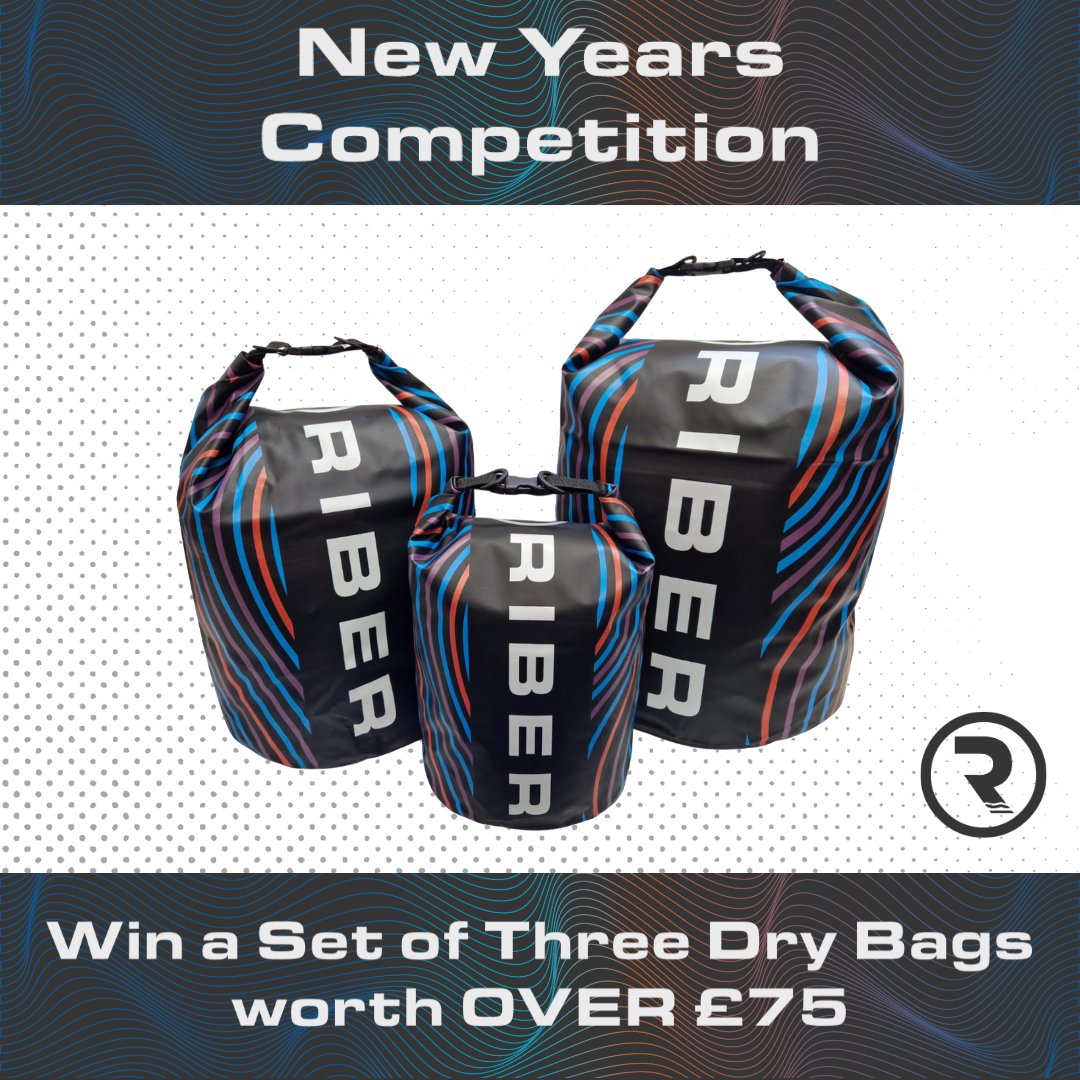 riberproducts's tweet photo. It's a new year so we have a competition! Get kitted out with THREE of our Dry Bags - just like, share and comment on this post to be entered. https://t.co/xODDgX25VN