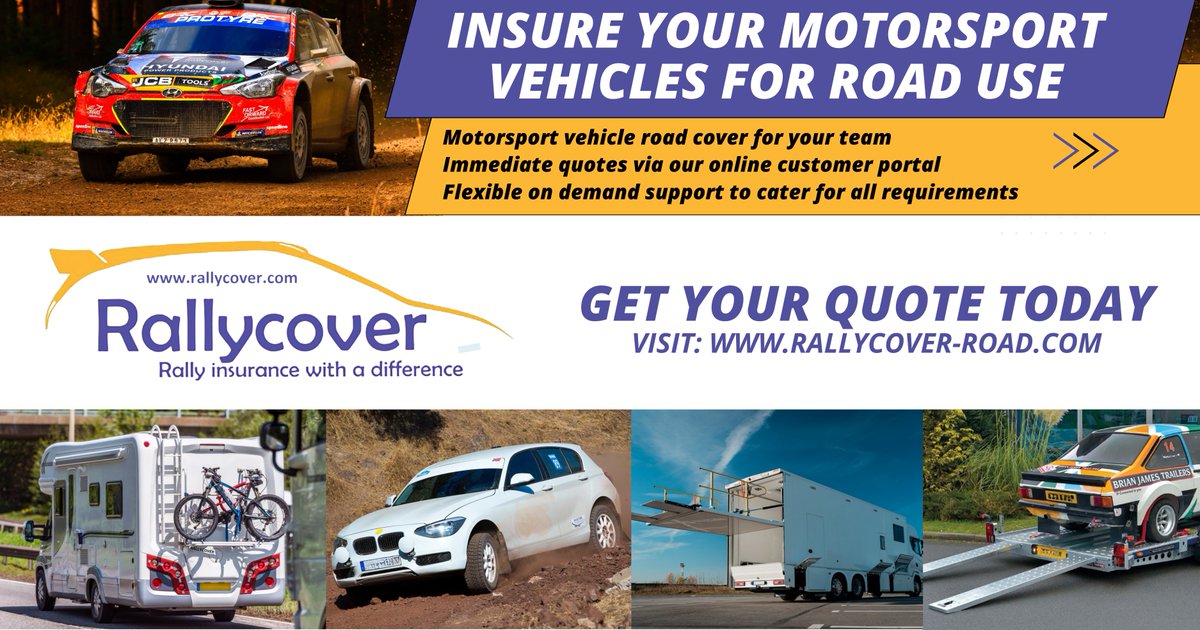 rallycover's tweet photo. Exciting news! Rallycover-road now provides global third party road liability insurance for rally cars &amp; support vehicles (except US/Canada). Quick online quotes, easy online management. Sample quotes: £430.91+IPT for 17-year-old in R2 car, £851.48+IPT for 30–50-year-old &amp; lorry. https://t.co/oBbcMyFAgZ