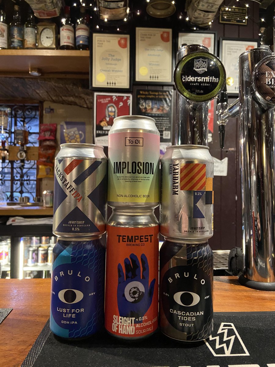 Whether you're looking to do dry January or to just take it a bit lighter, we now have <a href="/brulobeer/">BRULO®</a> 7 Hop 7 Grain on draught, plus cans from <a href="/Jumpshipbeer/">Jump Ship Brewing</a> , <a href="/TempestBrewCo/">Tempest Brewing Co</a> &amp; To Øl.