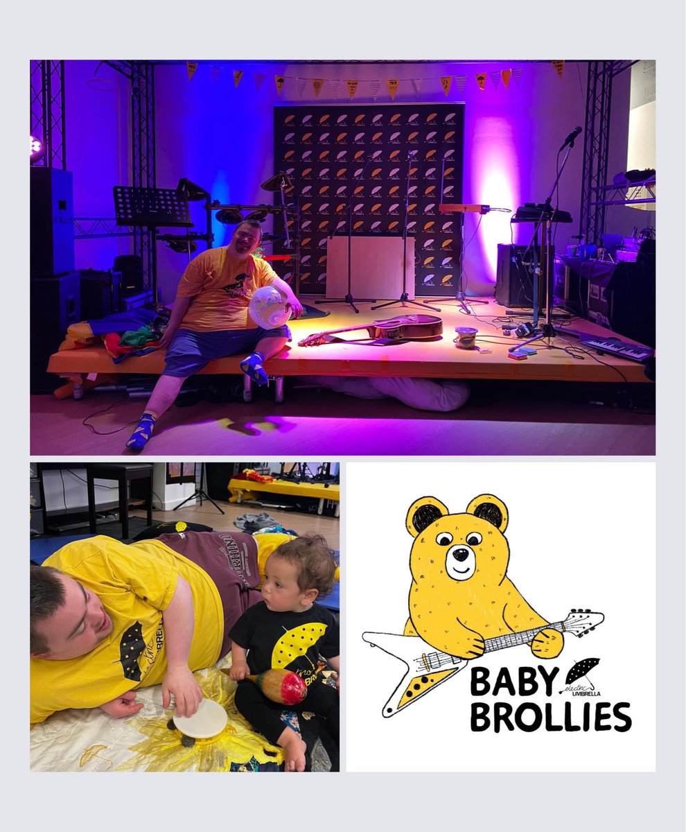 Baby Brollies, our weekly music session for 0-5s, is back! We have 2 sessions every Friday & spaces are available in both: 10:15 - 11:15am or 11:30am - 12:30pm, at Studio space @TheMarlowes Hemel Hempstead. For further details & to book email info@electricumbrella.co.uk