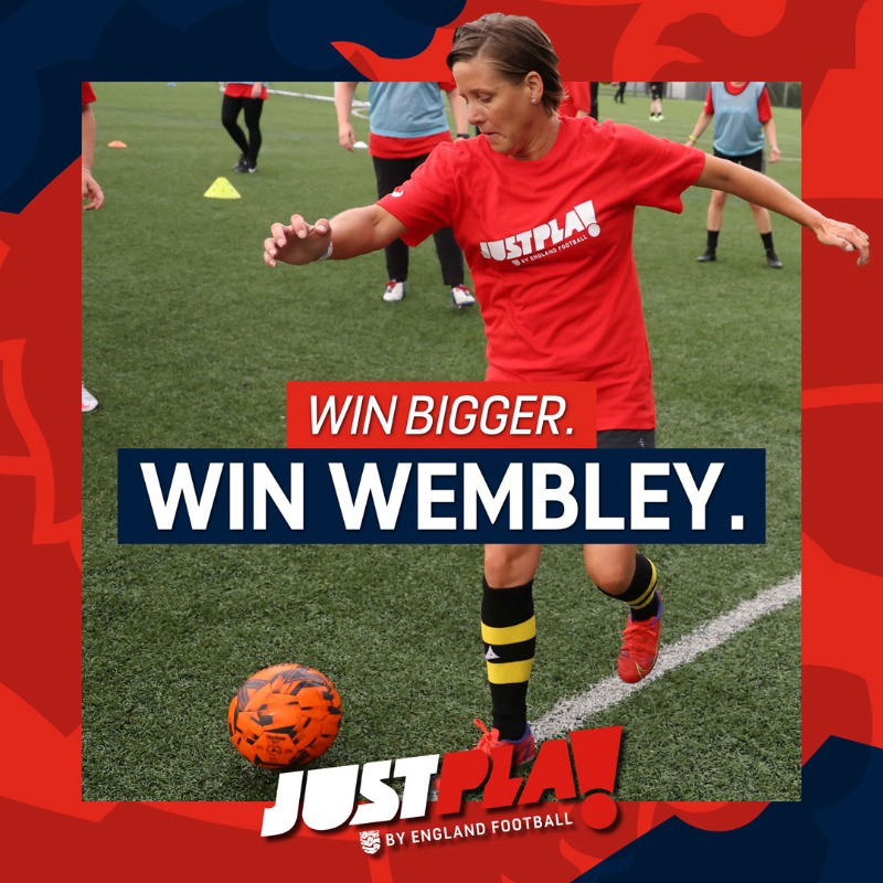 SussexCountyFA's tweet photo. 💻 Have you booked your Just Play session yet?

No? Well you might lose out on tickets to Wembley…

🎟️ Book a session, enter the giveaway, and win two tickets to England v Brazil in March! 

You and a mate could be watching your favourite stars take home glory…