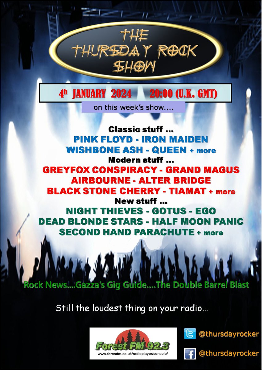 Thursday Rockshow tweet media