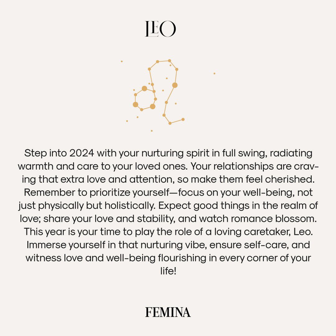 FeminaIndia's tweet photo. Find out what the stars hold for you in 2024. πβ¨
#AstroPrediction #CelestialChronicles #2024SpaceExploration #Femina https://t.co/e05qsxhozv