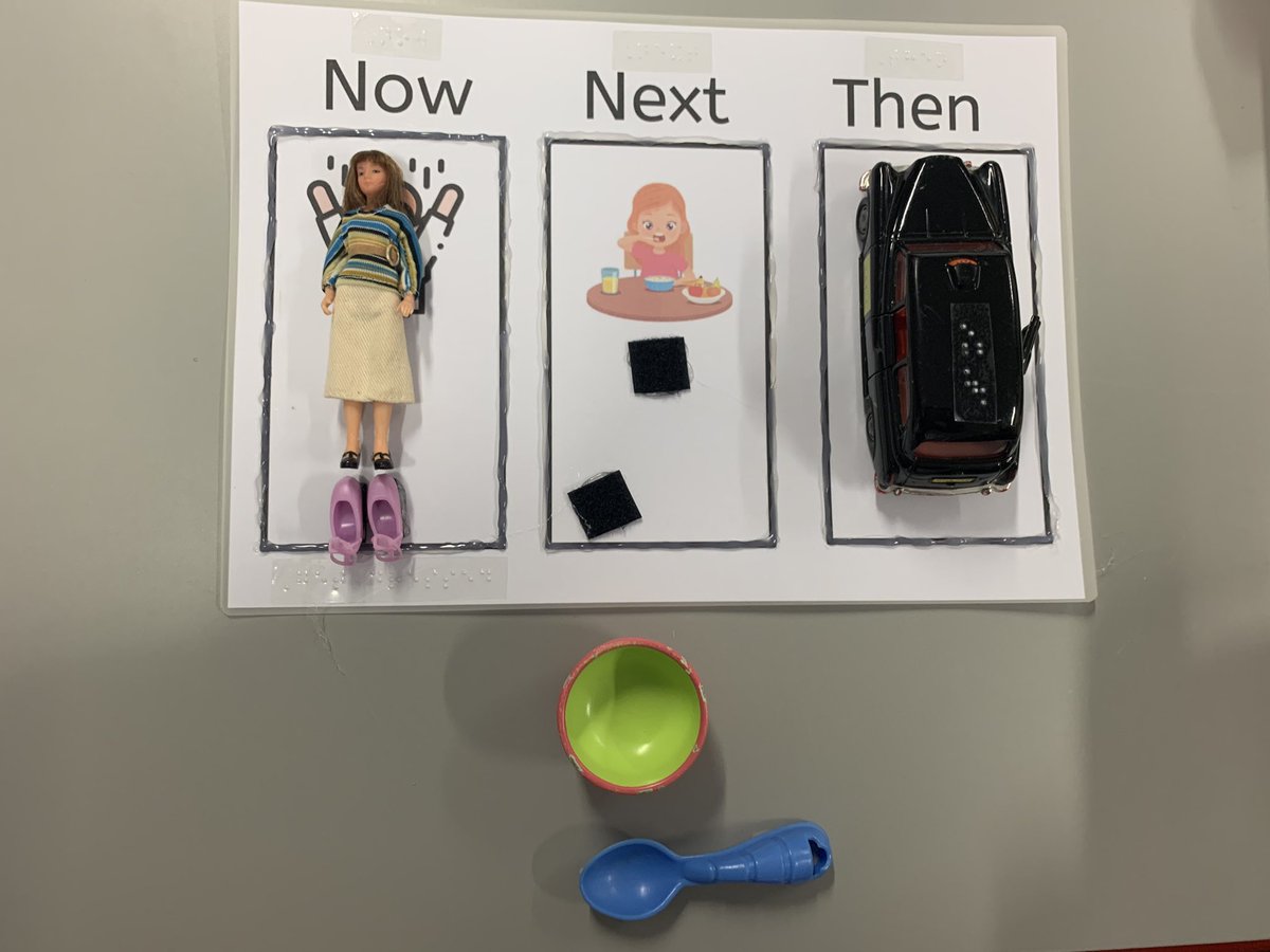 Happy National Braille Day! We created a braille 3D timetable today to support one of our little ones with their morning routine. #thinkingoutsidethebox #Vi #braille