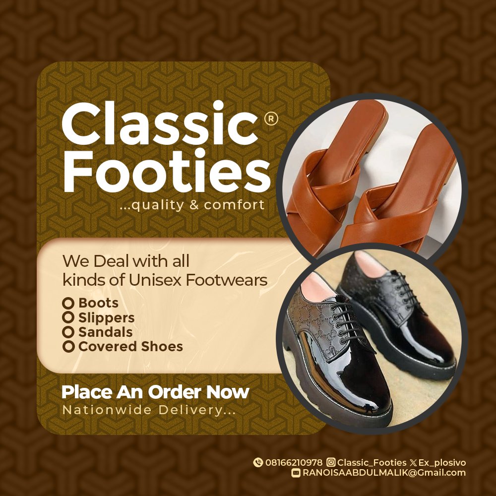 ATsobaza's tweet photo. 🎒 Get your kids ready for school with our handmade sandals! Crafted for comfort and durability, these sandals are perfect for the new school year. Let their feet step confidently into the classroom! #BackToSchool #HandmadeSandals 📚✨. A DM to @Ex_plosivo will do the job. https://t.co/EA8uYTW1EU