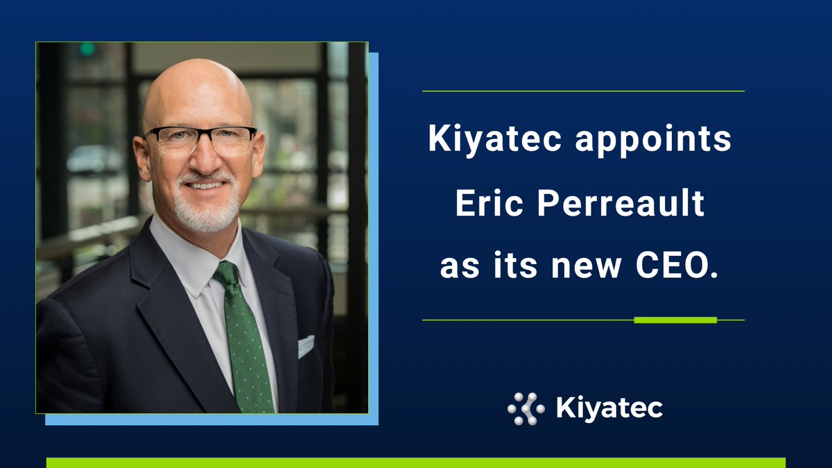 KIYATEC's tweet photo. Eric Perreault takes over from founder and previous CEO Matt Gevaert, who will continue to serve on our Board of Directors. With Eric at the helm, our mission to improve patient outcomes and revolutionize cancer care remains steadfast.
#KIYAPredict #3DPredict #Kiyatec https://t.co/xfg5N2T64B