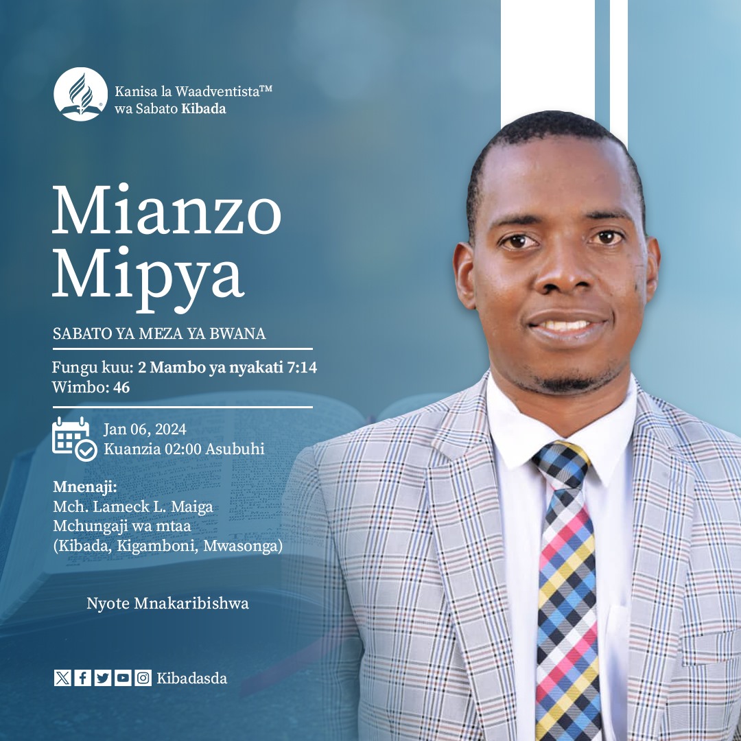 KIBADASDA's tweet photo. #Mianzo mipya.
#Sabato ya meza ya BWANA
#2024
#kibadasda https://t.co/DMc86LisDk