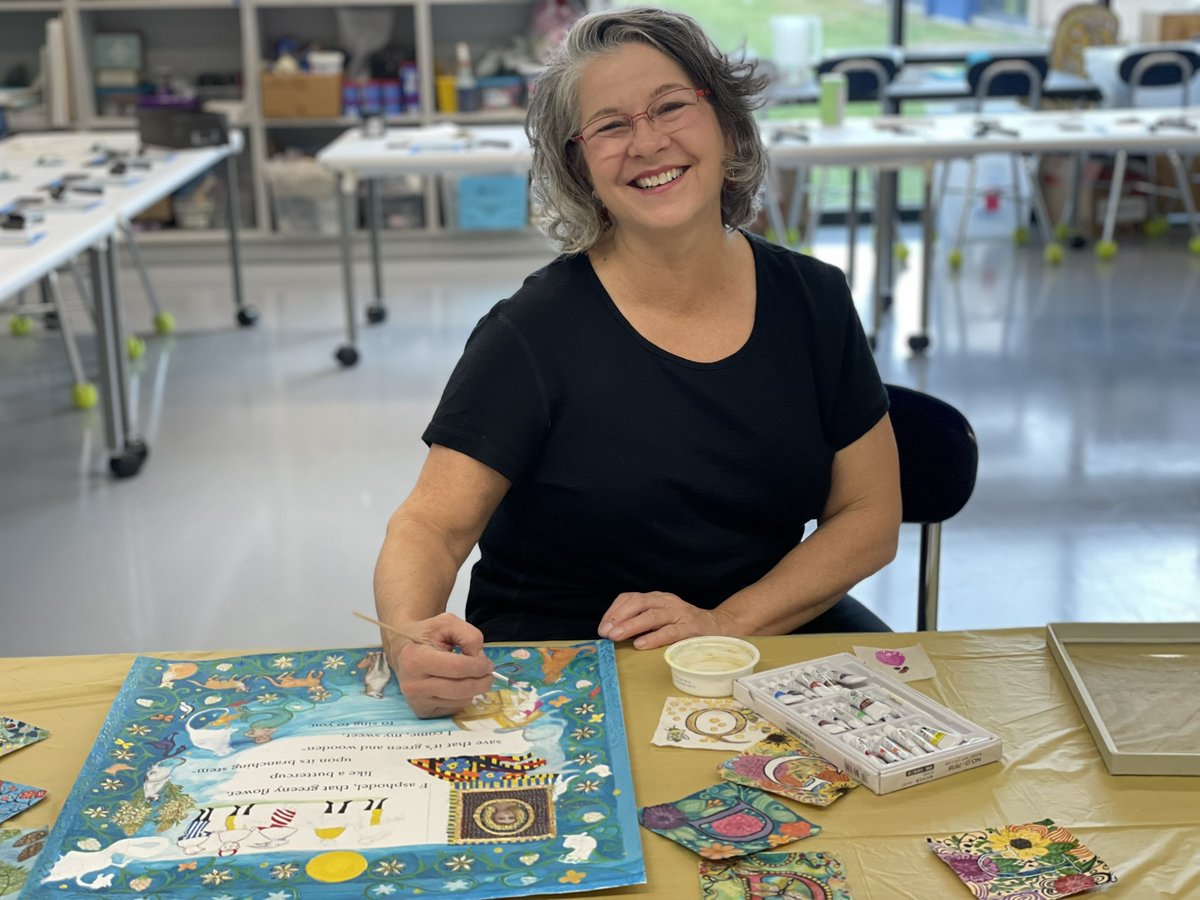 Tonight, at Rosewood Arts Center we have another session for Passages, the collaborative community project with Artist in Residence Leesa Haapapuro. Join us from 5:30 - 8:30 PM for a free art-making session where participants will transform passages from a poem!