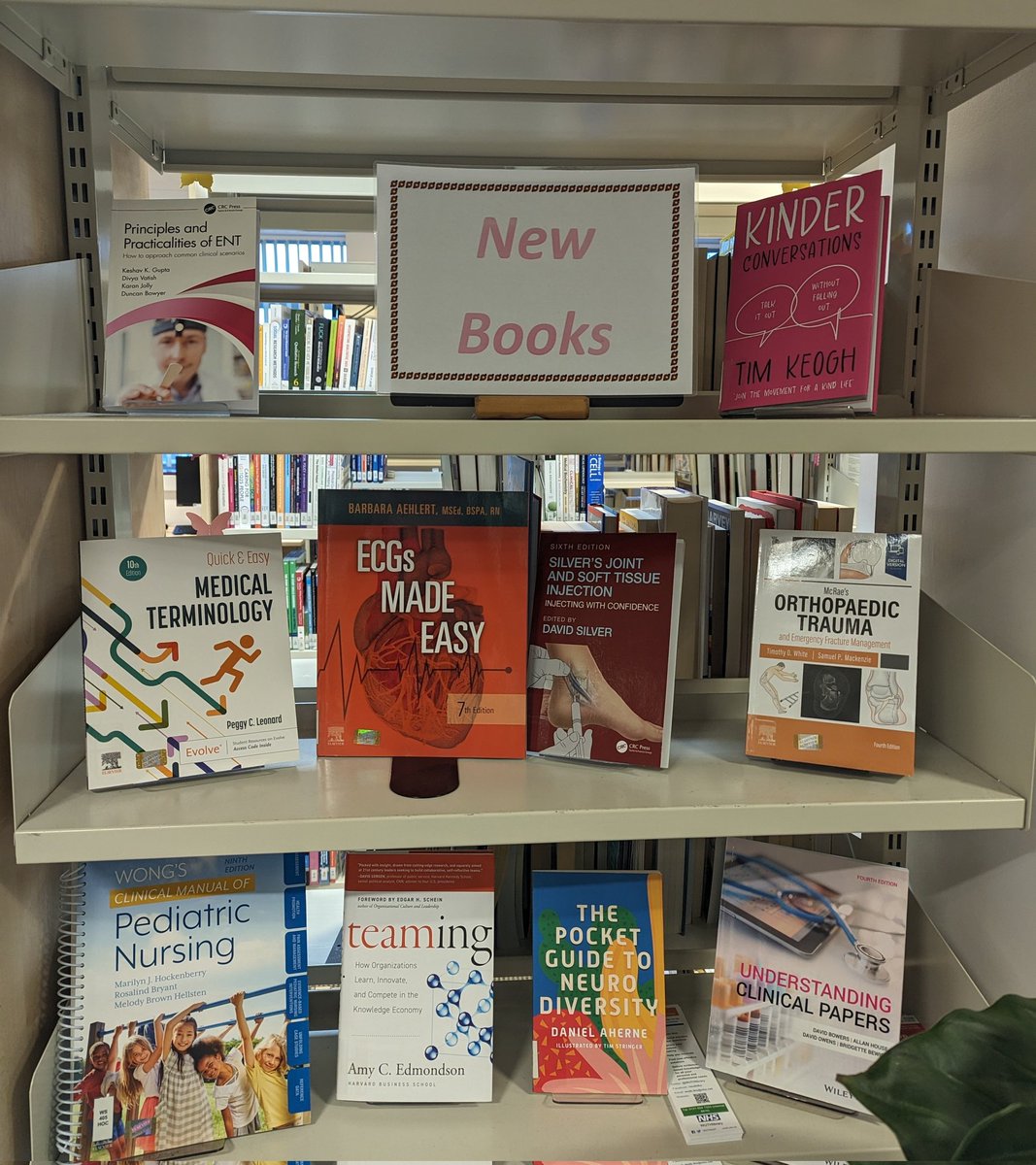 WUTHlibrary's tweet image. New Year...New Books. A selection of some of the new books available to borrow. @WUTHstaff #NewBookSmell