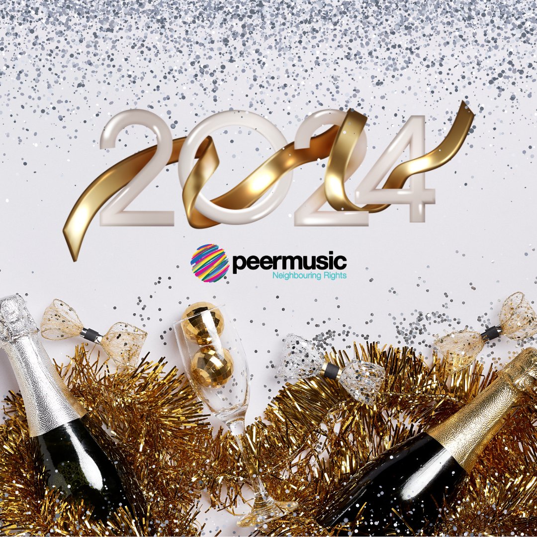 Happy New Year! peermusic NR wishes everyone all the best for 2024.
We look forward to another exciting year ahead in the music industry✨
#happynewyear #peermusicnr #neighbouringrights