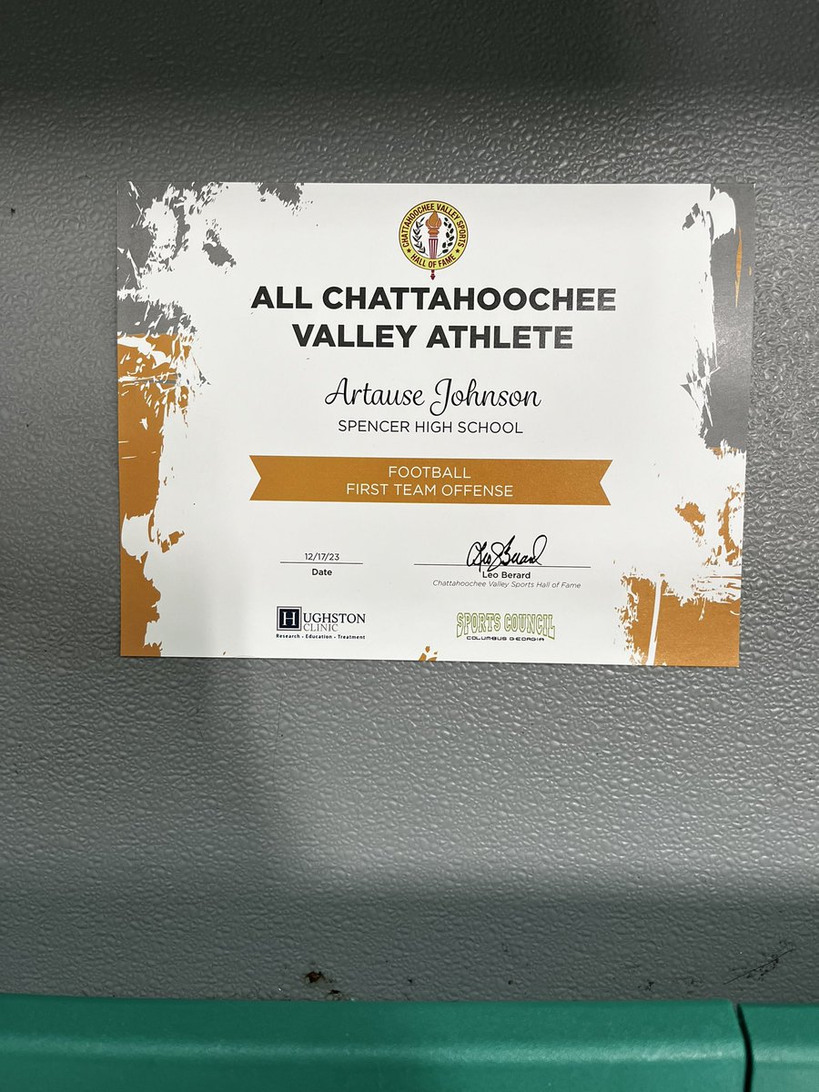 I am blessed to receive my First team All Chattahoochee Valley Athlete certificate! 

<a href="/DFO_AJ/">Andrew Foster Jr.</a> <a href="/Coachkeg71/">Joe Kegler</a> <a href="/RecruitGeorgia/">Recruit Georgia</a> <a href="/BigFaceSportss/">BigFaceSports, (Recruiting & Scouting)</a> <a href="/Dr_NickGarrett/">Dr. Nick Garrett</a> <a href="/corypeoples/">Coach Peoples</a> @A1Willzz