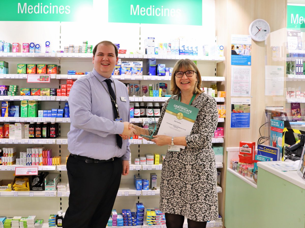 Congratulations to Relief Pharmacist Alex at Ruskington Pharmacy on winning the national Buttercups Outstanding Trainee Pharmacist Award 2023 🏆 Alex said: “As pharmacists, we commit to making a positive difference to people in our communities so this award means a lot.'🌟