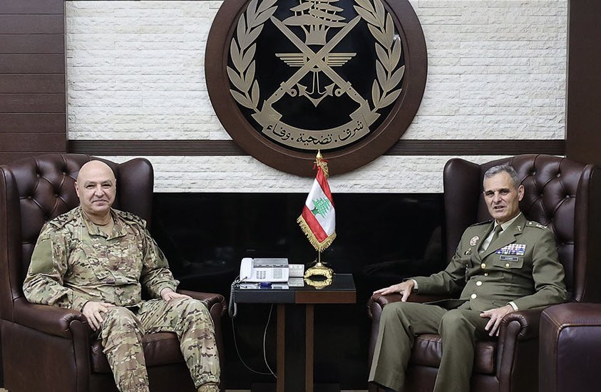 Today, I met separately with Lebanese Speaker Nabih Berri, Caretaker Prime Minister Najib Miqati, and Lebanese Army Commander General Aoun. We discussed the situation in southern Lebanon and the Blue Line and full implementation of Resolution 1701.