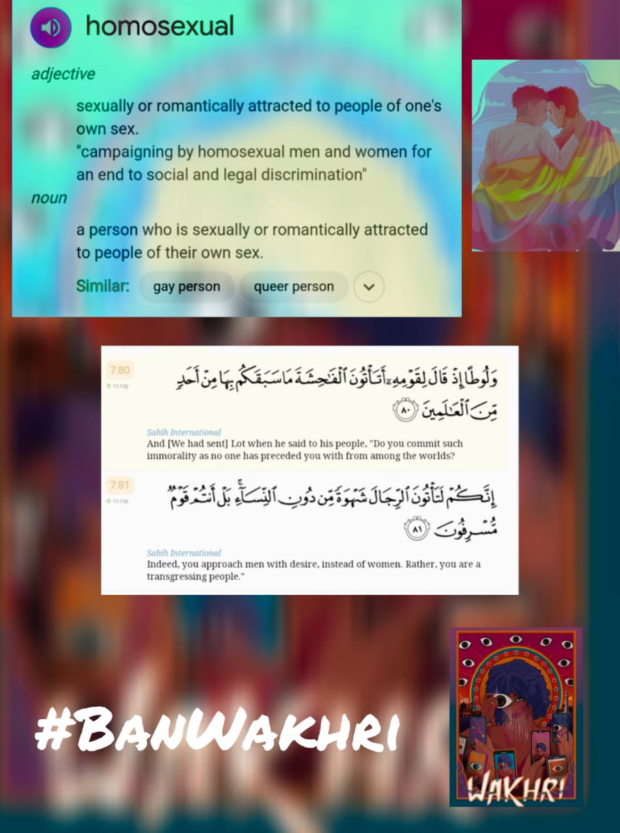 Shazia123Kashif's tweet photo. Pakistan was made on name of Islam and Islam is against lgbtq.
#BanWakhri
Wakhri is not just a movie it's an attempt to normalize the drag queen culture.
#BanWakhri
#PTA 
#GovofPakistan
#Reportpemra
#CBFB https://t.co/uPxqDZipL1