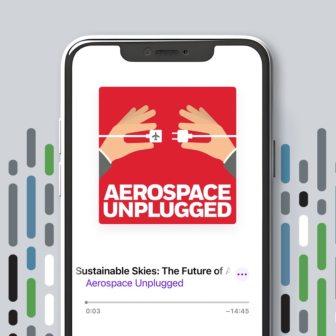 ✅ Actions needed to shrink flying's environmental footprint ✅ Recent achievements in sustainable aviation ✅ What we're doing to help the industry become more sustainable All topics are covered in the most recent episode of Aerospace Unplugged. Tune in: hwll.co/xeoysl68