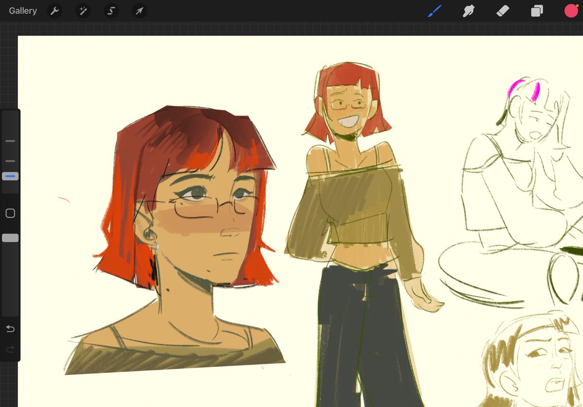 Joki_seal's tweet image. OC doodles (left belongs to @jaelat0)