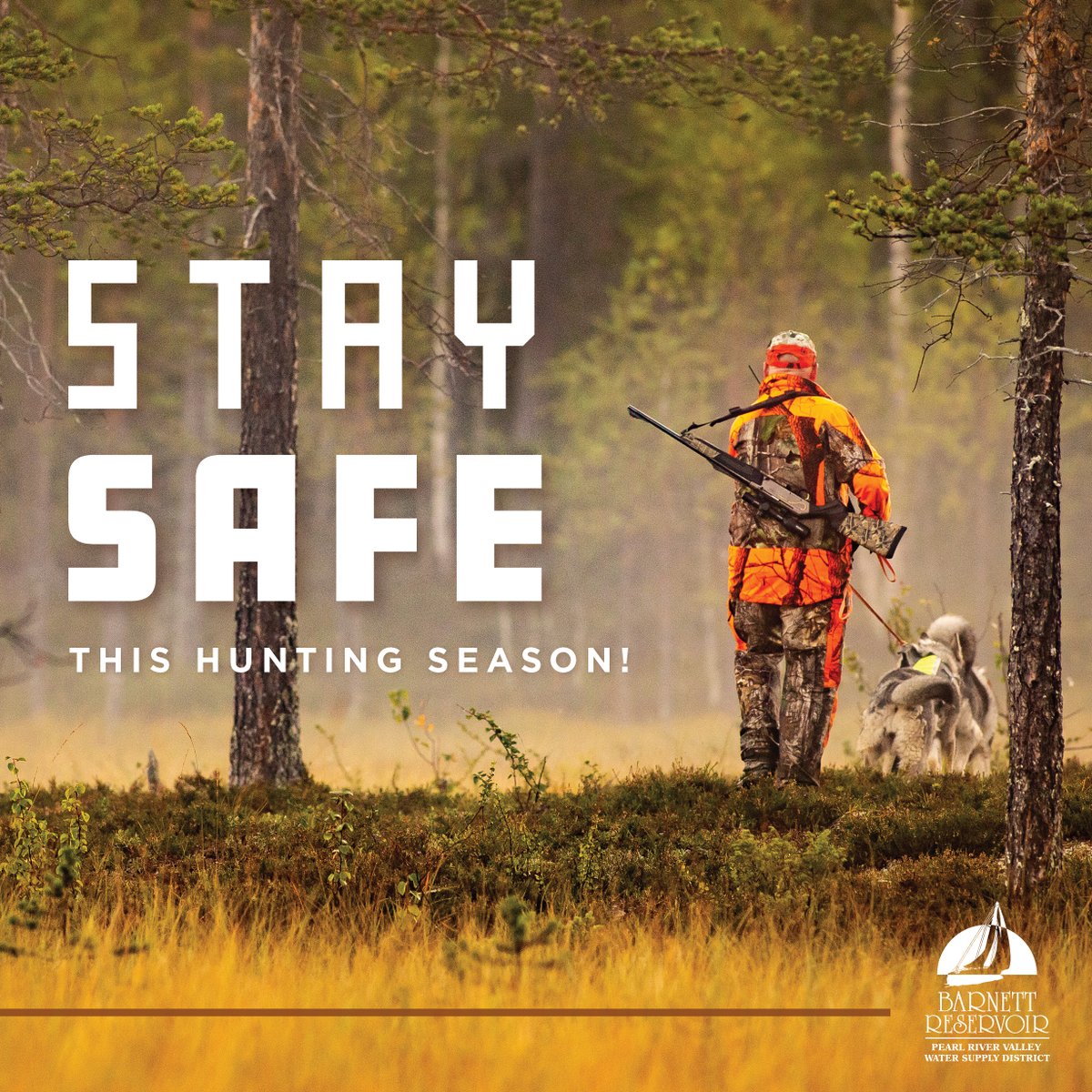 Hunting Season is in full swing at the Rez. Hunters, make sure to wear your orange! We're wishing you a safe and successful hunting season!