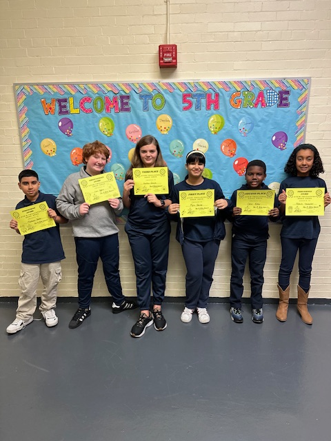 JMBCS_Eagles12's tweet photo. Congratulations to the 5th grade Stem Challenge Winners!
1st Place- Myra Sharma
2nd Place- Omar Ridley
3rd Place- Anastacia Comacho
Other awards:
Food Science Award- Makayla Schumacher
Engineering Award- Marterous Shaker
Gross Science- Liam Higgins
@BayonneBOE @BBOEScienceDept https://t.co/uHE3J6vuRI