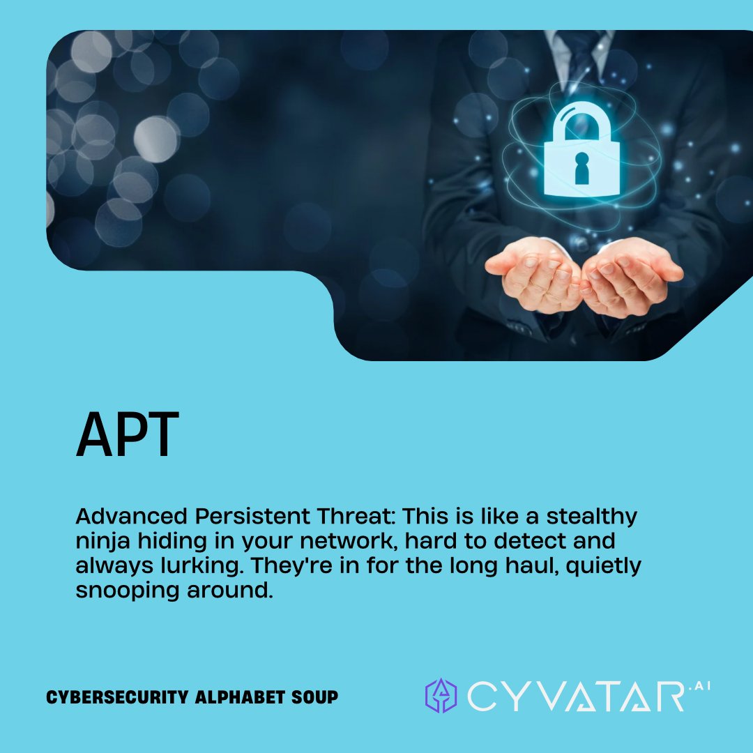 cyvatar's tweet image. Shedding light on #APT. Let's uncover the significance of this technology in our everyday online interactions. #CyberEducation #TechInsight #Cyvatar