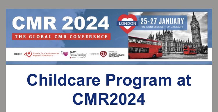 Want to come to #London for #CMR2024 but don’t know where to leave children? We’ve got your back… Jan 25-27, 2024 CHILDCARE AVAILABLE! For info: scmr.org/page/CMR2024-c… Registration: scmr.org/page/CMR2024--… @JStojanovskaMD @vineetao17 @karen_ordovas @chiarabd @Sarah_Moharem
