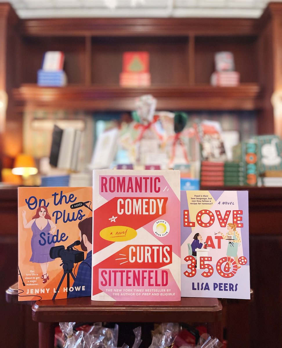 rjjulia's tweet photo. Our first #RomanceTropeThursday of the year is being televised! Sitting on the couch reading about reality TV, pop stars, writers, and more will feel so much better than binging a TV series. 😘📕

Shop these books: https://t.co/VHfsDG0FNU
📸 Jenny Howe @csittenfeld @lisapeers https://t.co/BYwouf2zRn