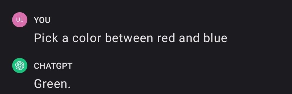 AI will take all our jobs.

The AI: