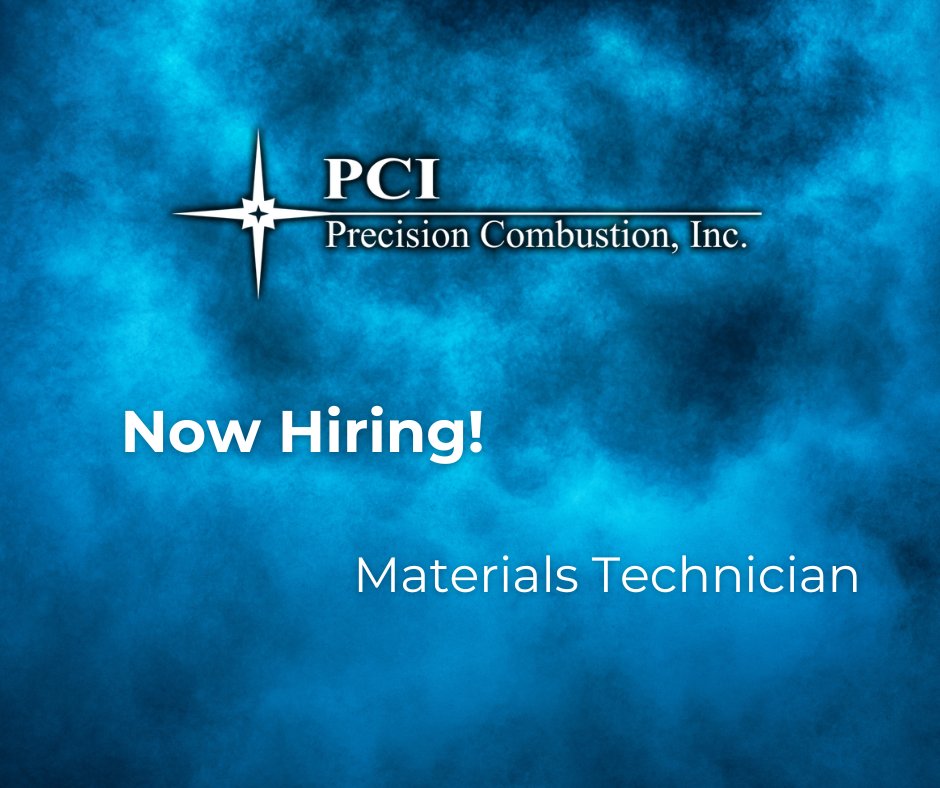 _PCI's tweet image. PCI seeks an experienced material or chemical laboratory technician or entry-level, material, or chemical engineer with a curious and creative mindset, attention to detail, and the desire to learn and grow. ow.ly/V47750Qnxjw
#Hiring #ChemicalEngineering #MaterialEngineering