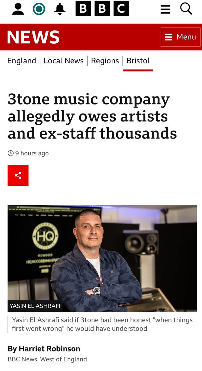 drbigyas's tweet image. This really isn’t the sort of story I’d ever want to be a part of but I feel like I have to help expose 3 Tone and also push for better protection of artists and labels money and for press to fact check stories (their 50ml investment) before printing them! #musicbusiness #scam