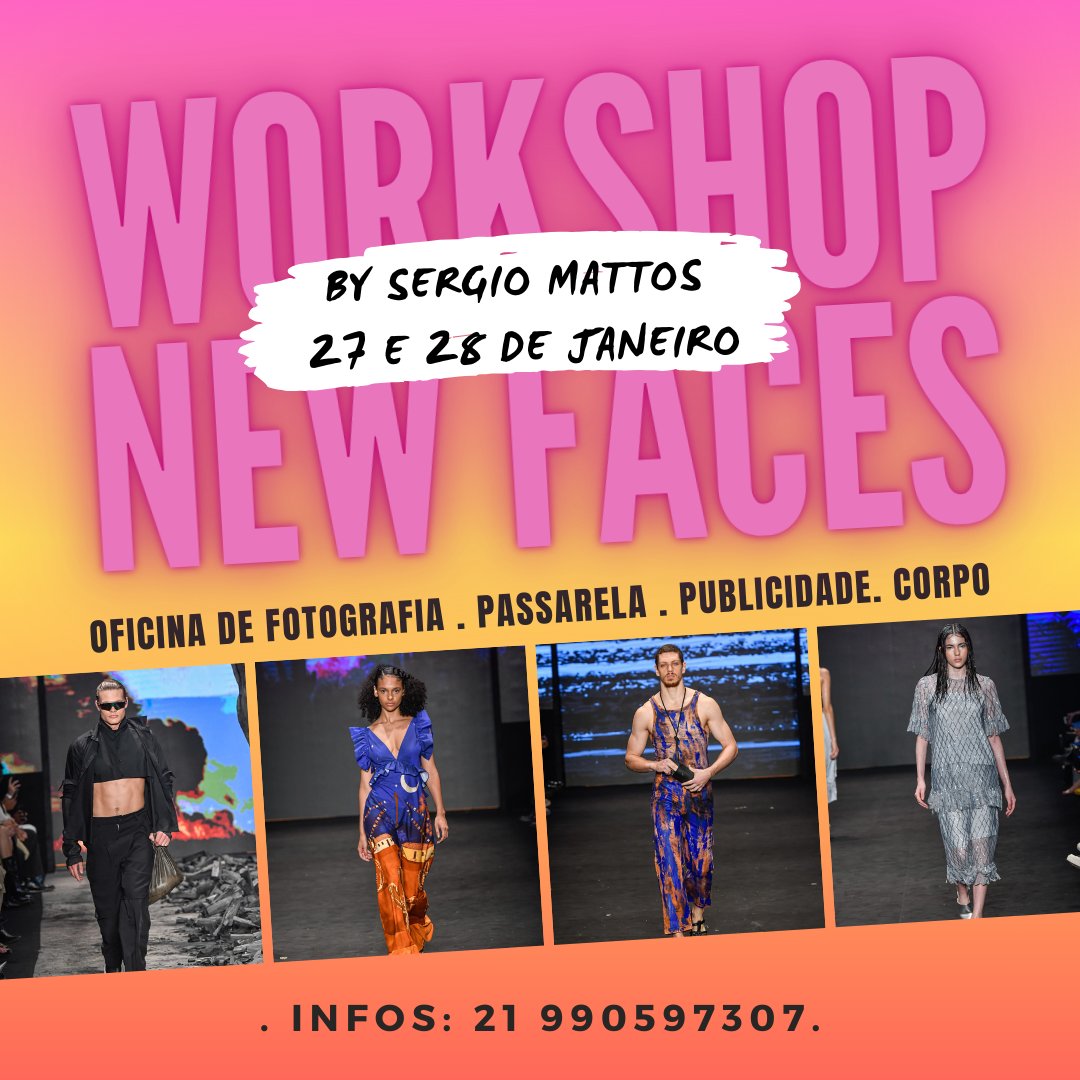sergiomattos40's tweet image. Próximo Workshop ... #newfaces @40grausmodels_