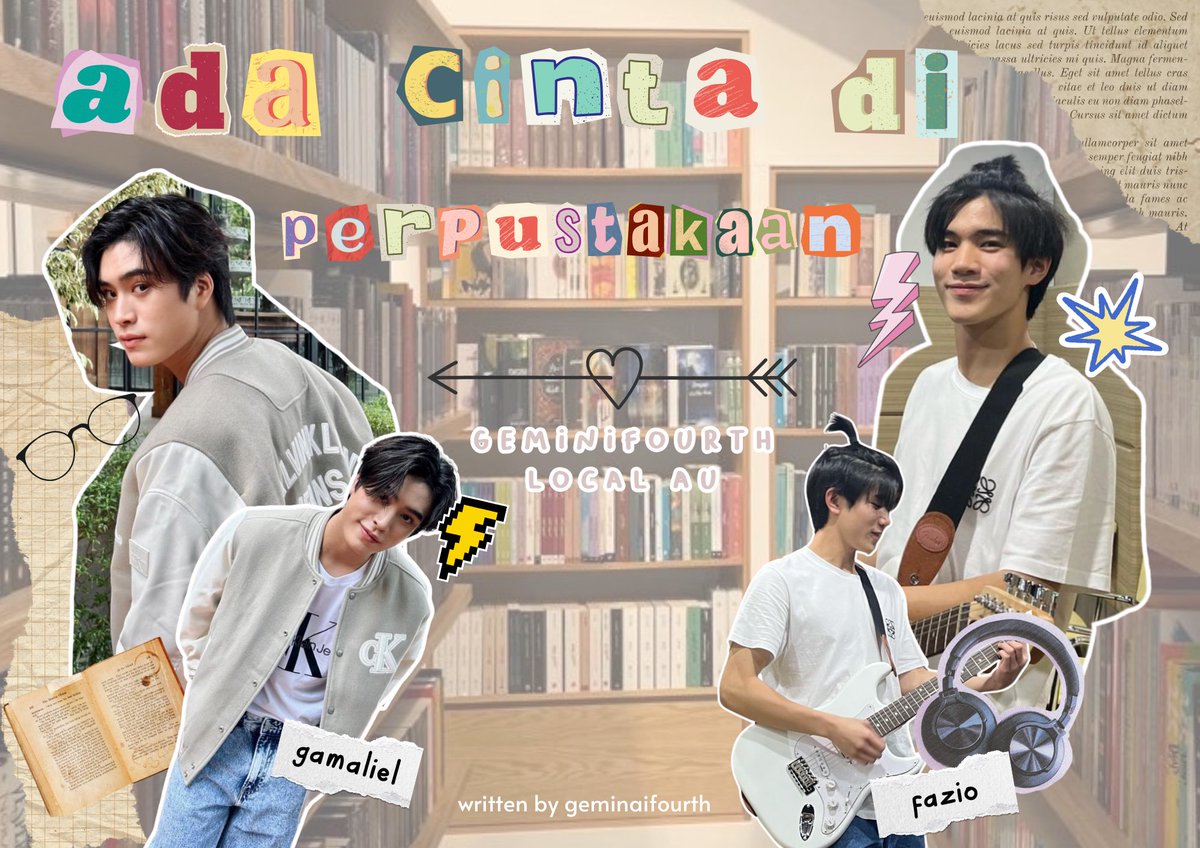 geminaifourth's tweet image. ; ada cinta di perpustakaan

— geminifourth local au.