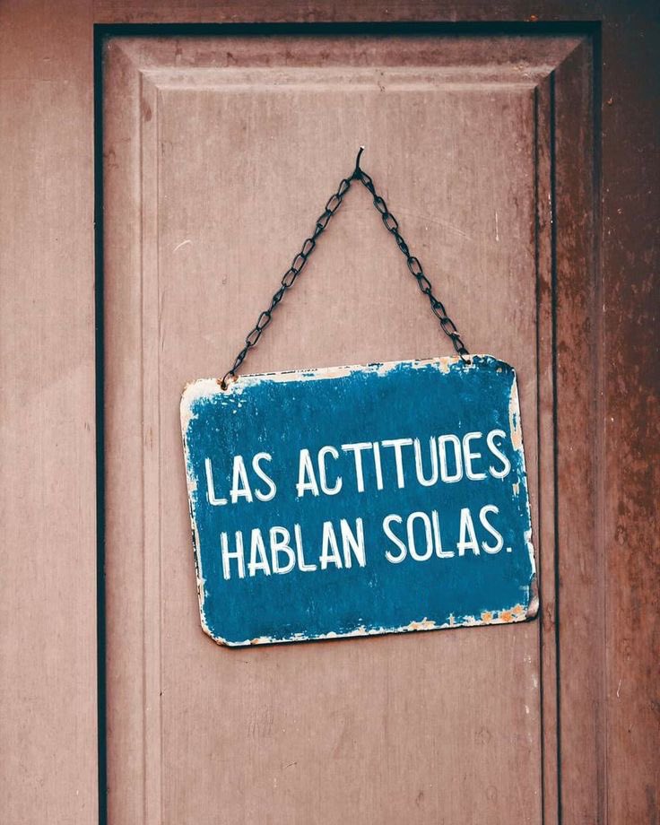 Las actitudes hablan más que las palabras