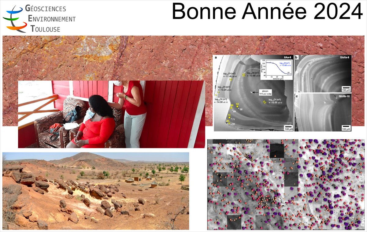 Le personnel du <a href="/GET_Toulouse/">UMR 5563 GET</a>, laboratoire de recherche en #Geosciences et #Environnement de <a href="/CNRS_Toulouse/">CNRS Occitanie Ouest</a> - <a href="/UT3PaulSabatier/">UT3 Paul Sabatier</a> - <a href="/ird_fr/">IRD.fr</a> - <a href="/CNES/">CNES</a> à l'<a href="/ObsMip/">Observatoire MP</a>  vous souhaite une #Bonne_Année 2024