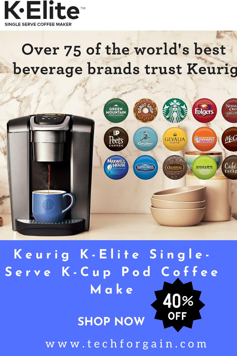 GainTechfor's tweet photo. Keurig K-Elite Single-Serve K-Cup Pod Coffee Maker, Brushed Slate, 12 oz. Brew Size
Learn more-https://t.co/dUoDYprgNY
#keurig #k-elite #pod #coffee #maker #brushed #slate  #brew #size #single-serve #podcast #coffeeshop #handmade #nj #film #seahawks #beer https://t.co/nJBax3fhxF