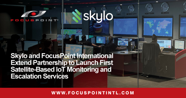 Exciting news as #Skylo interconnects its NTN satellite network with FocusPoint's #PULSE platform, ensuring real-time alerts across key industries worldwide.  Learn more about it in this news release on the #FocusPointInternational website:  focuspointintl.com/trending/focus…