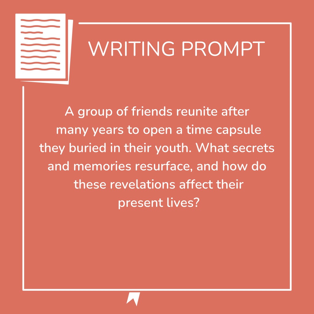 48hrbooks's tweet image. What did you find in your time capsule? Share in the comments! 

#writingprompt #prompt #writingexercise