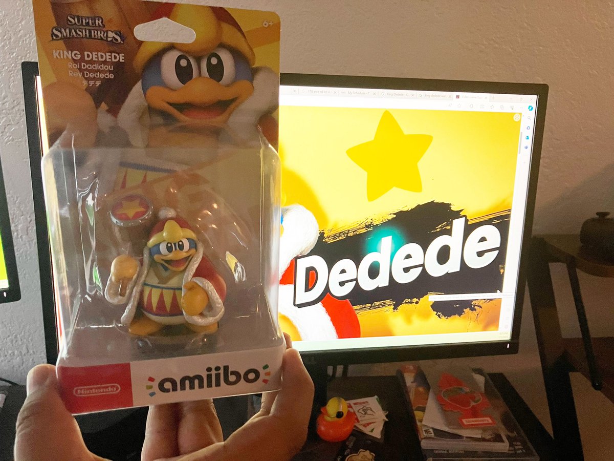 ubvegeta's tweet photo. Por fin lo tengo! Gracias al señor @silentbydesign por el regaló inesperado! Rey Dedede por vida!
#reydedede #unemployedgamer138 #smash #kingdedede #amiibo #smashbrosultimate #ssbu #ssb https://t.co/U7Ps7oWomW
