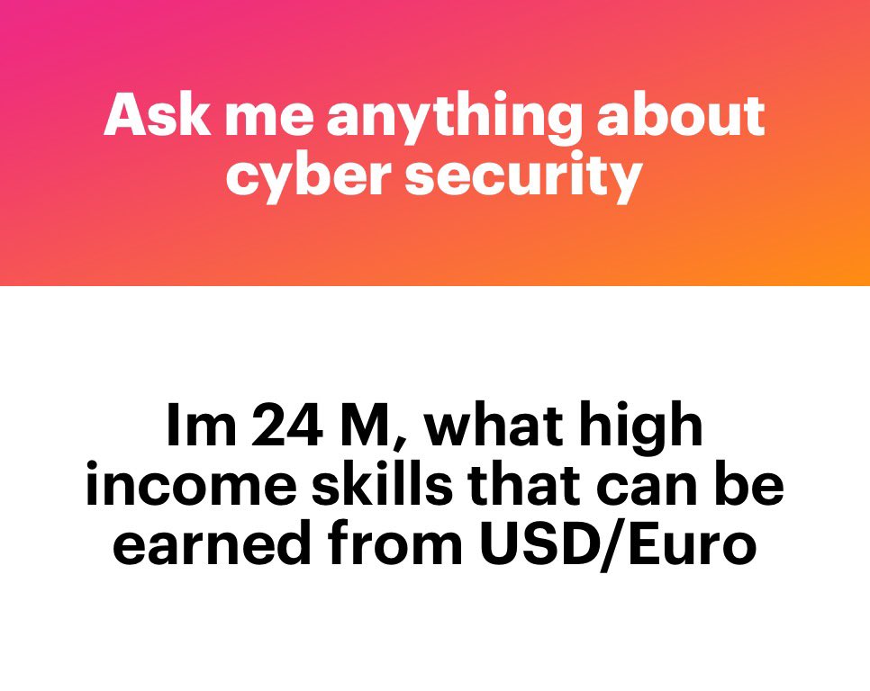 terpalingcyber's tweet photo. IT, Cyber Security, Data Analytics, Web Development (UI/UX), Digital Marketing

Please add 🙏 https://t.co/RevvVypK3h