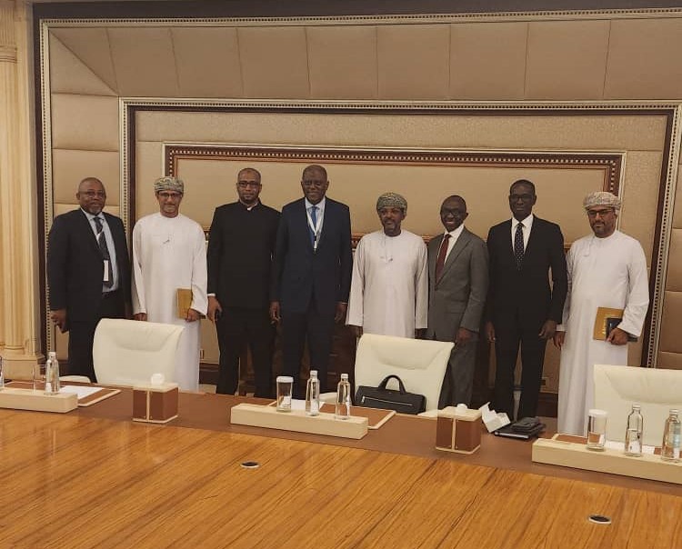 From Left-Right: The Deputy Governor, Financial System Stability of the Central Bank Of Nigeria (CBN) Mr. Philip Ikeazor, Advisor to Executive President, Central Bank of Oman (CBO) Mr. Malik Al Mahrooqi, Deputy Governor, Corporate Services of CBN, Dr. Bala Bello, CBN Governor, Mr…