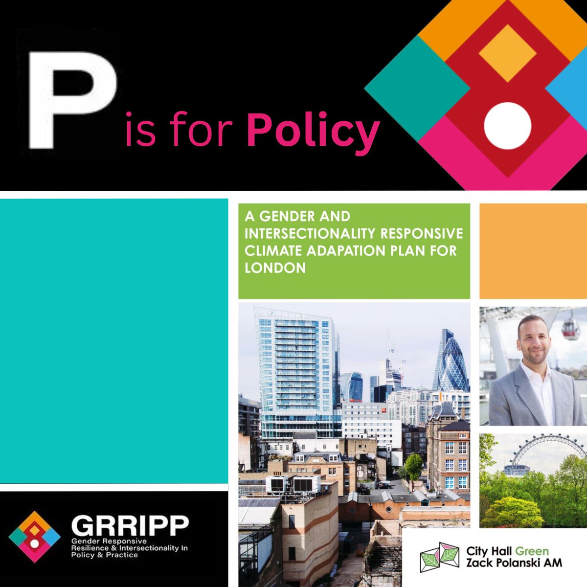 We want to promote a a gender-responsive approach to climate policy and here's one way we're doing it: 💚 Gender & Intersectionality Responsive Climate Adaptation Plan For London 💚 Read our collaborative report with @ZackPolanski and @TheGreenParty (link below)
