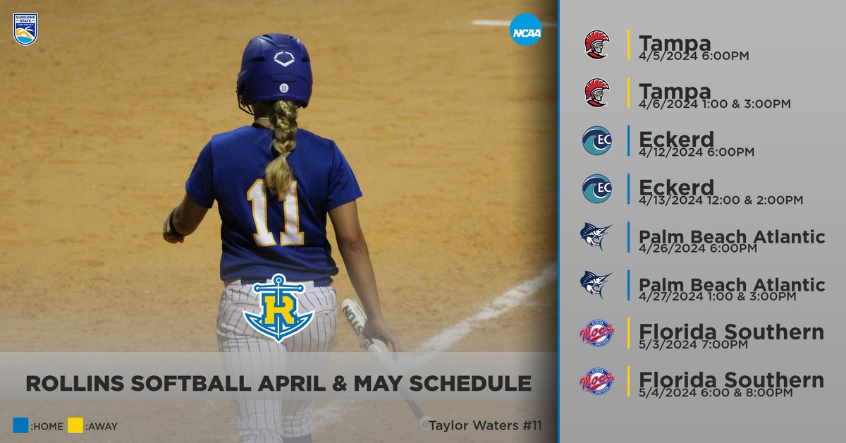 RollinsSoftball's tweet photo. Mark your calendars… 📌

Whose ready? 

#anchordown #team3 https://t.co/3USLJPqC3Z