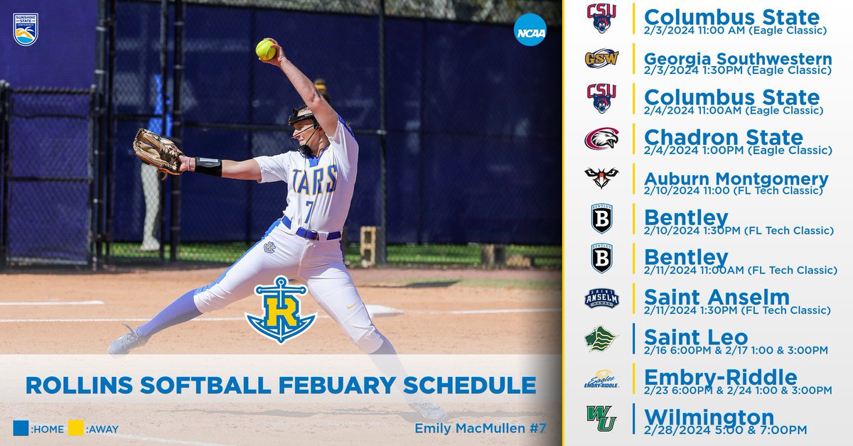 RollinsSoftball's tweet photo. Mark your calendars… 📌

Whose ready? 

#anchordown #team3 https://t.co/3USLJPqC3Z
