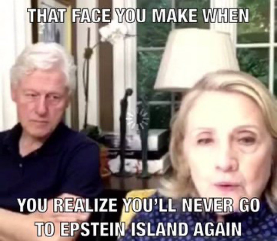 And to think that @HillaryClinton called me a deplorable. How is that pot and kettle working for you today Hillie? #EpsteinClientList