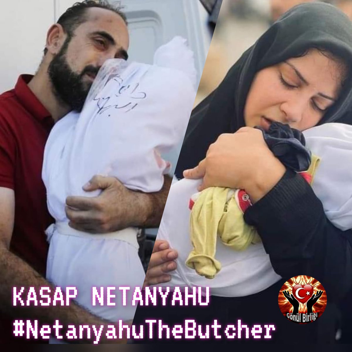 Ede4601's tweet photo. Anne kucağında kücük bebeler
Beşikte huzursuz yatan bebekler
Ne suçu var? ey katıl oğlu katiller
Bebeklerin hesabını vereceksin İsrail.
KASAP NETANYAHU
#NetanyahuTheButcher https://t.co/HEUjcIDLdd