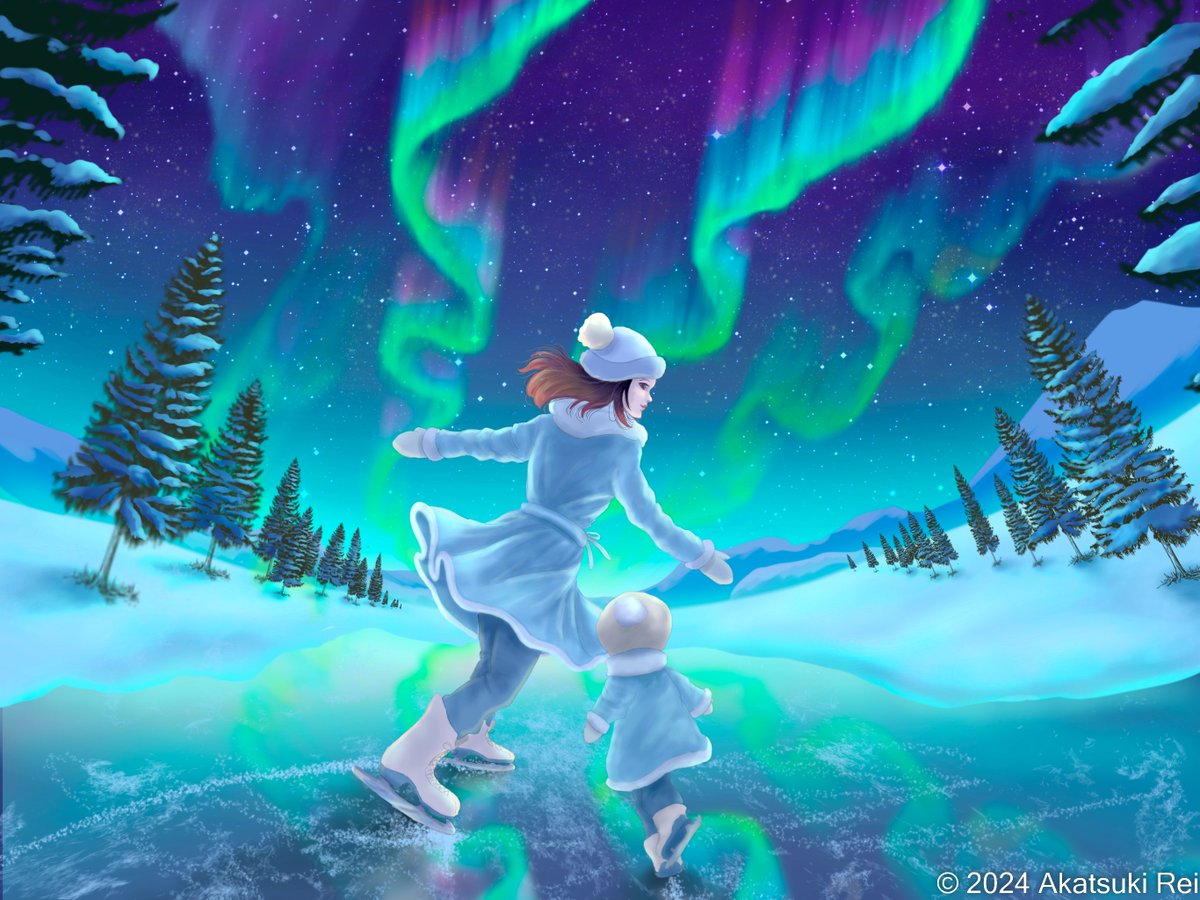AkatsukiRei000's tweet photo. Under the Stars with You

Under the dazzling aurora band, we glide hand in hand
---
FB/IG: akatsukirei000
DeviantArt: akatsuki-rei
Pixiv: https://t.co/OxHhbn2AQH

#procreate #painting #aurora #northernlights #iceskating #極光 #オーロラ #アイススケート  #氷上 #ArtistOnTwitter https://t.co/SP4pEDkkrG