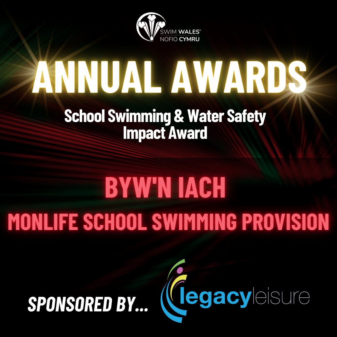 SwimWales's tweet photo. There are just 16 days until we celebrate Welsh aquatics at the Swim Wales Annual Awards!✨

We're delighted to announce @BywnIachCymru &amp; @Mon_Active School Swimming Provision as the School Swimming &amp; Water Safety Impact Award nominees, proudly sponsored by Legacy Leisure! https://t.co/bgtRzmo9wp