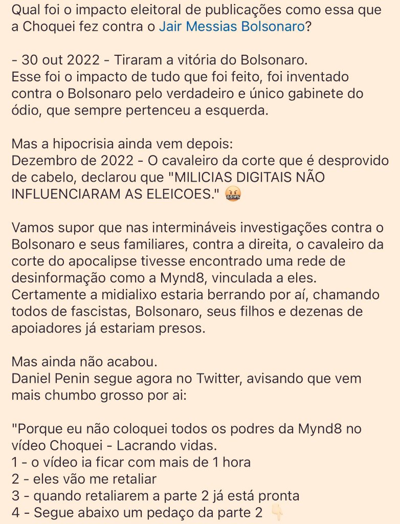 DanjelBigHouse's tweet photo. Por favor, DETONE O DEDO neste VÍDEO do Bolsonaro que mostra quem são os Verdadeiros Atores do Gabinete do Ódio Digital....
Compartilhe, Espalhe, mande pros amigos, vizinhos, parentes, pra famikia https://t.co/d0WNc72uBT